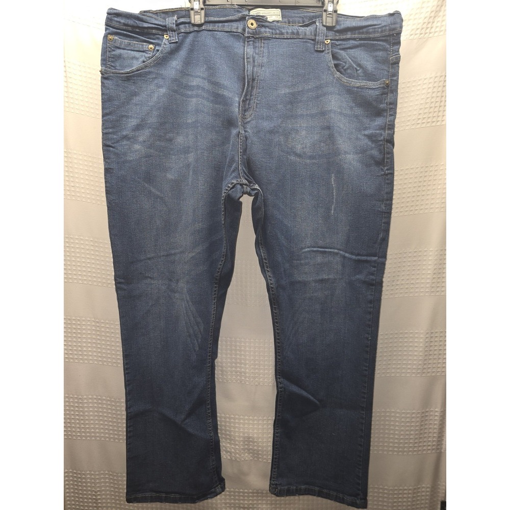 Colours Alexander Julian Mens 48x30 Stretch Straight Leg Blue Jeans 8174